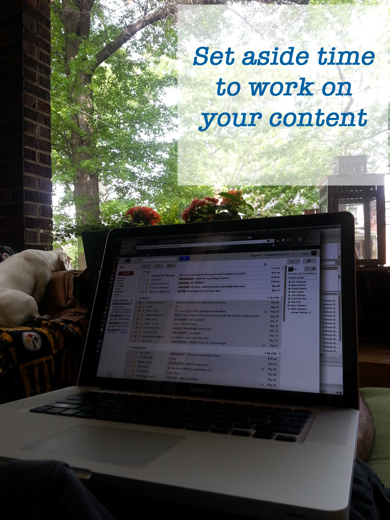 Make Time for Content Writing