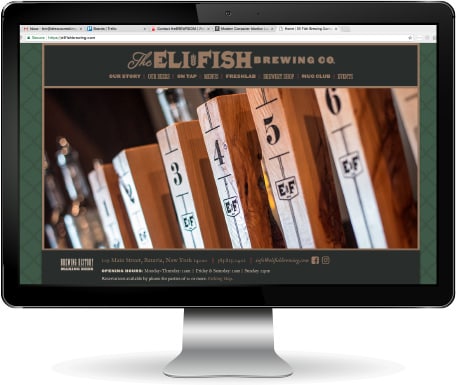 Eli Fish Brewery & Restaurant Website Design